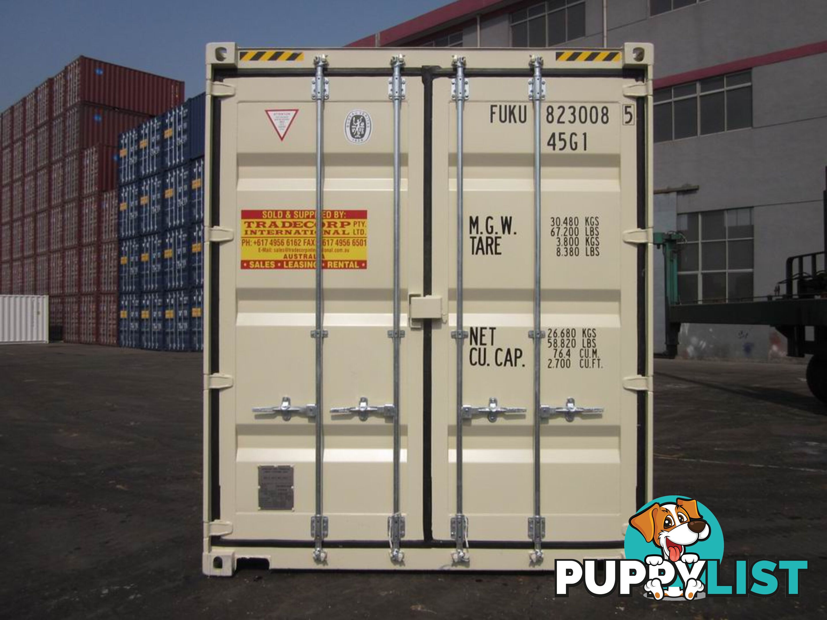 New 40ft High Cube Shipping Containers Hervey Bay - From $7900 + GST