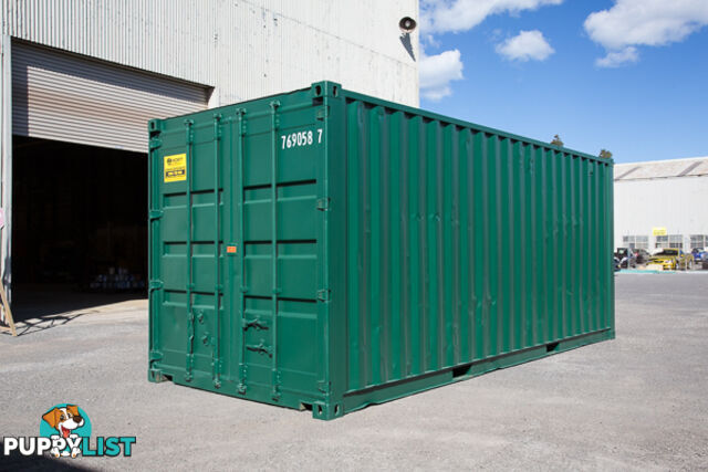 Refurbished Painted 20ft Shipping Containers Williamtown - From $4350 + GST