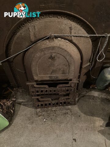 Victorian Cast Iron Fire Place, Antique