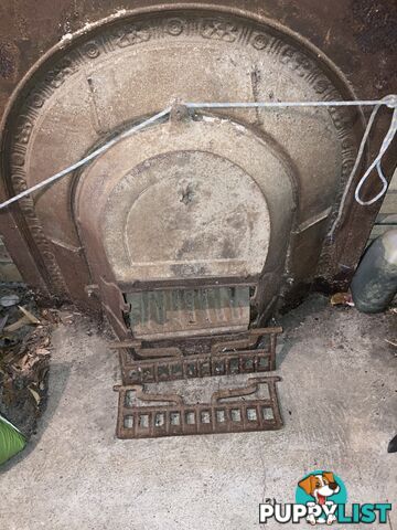 Victorian Cast Iron Fire Place, Antique