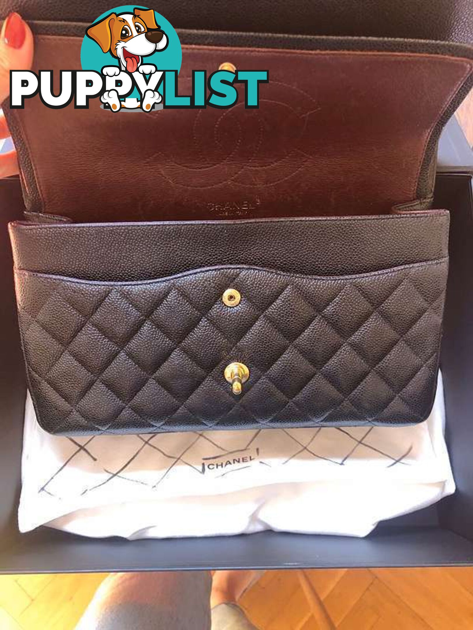 Chanel Jumbo Double Flap Bag Caviar