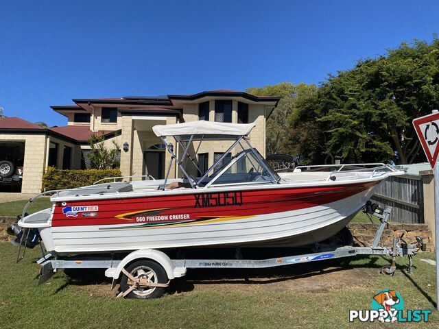2007 QUINTREX 560 Freedom Sport CRUISER PRICE AUD $34,900