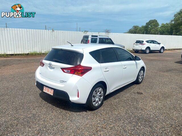 2014 Toyota Corolla Ascent Hatchback Manual