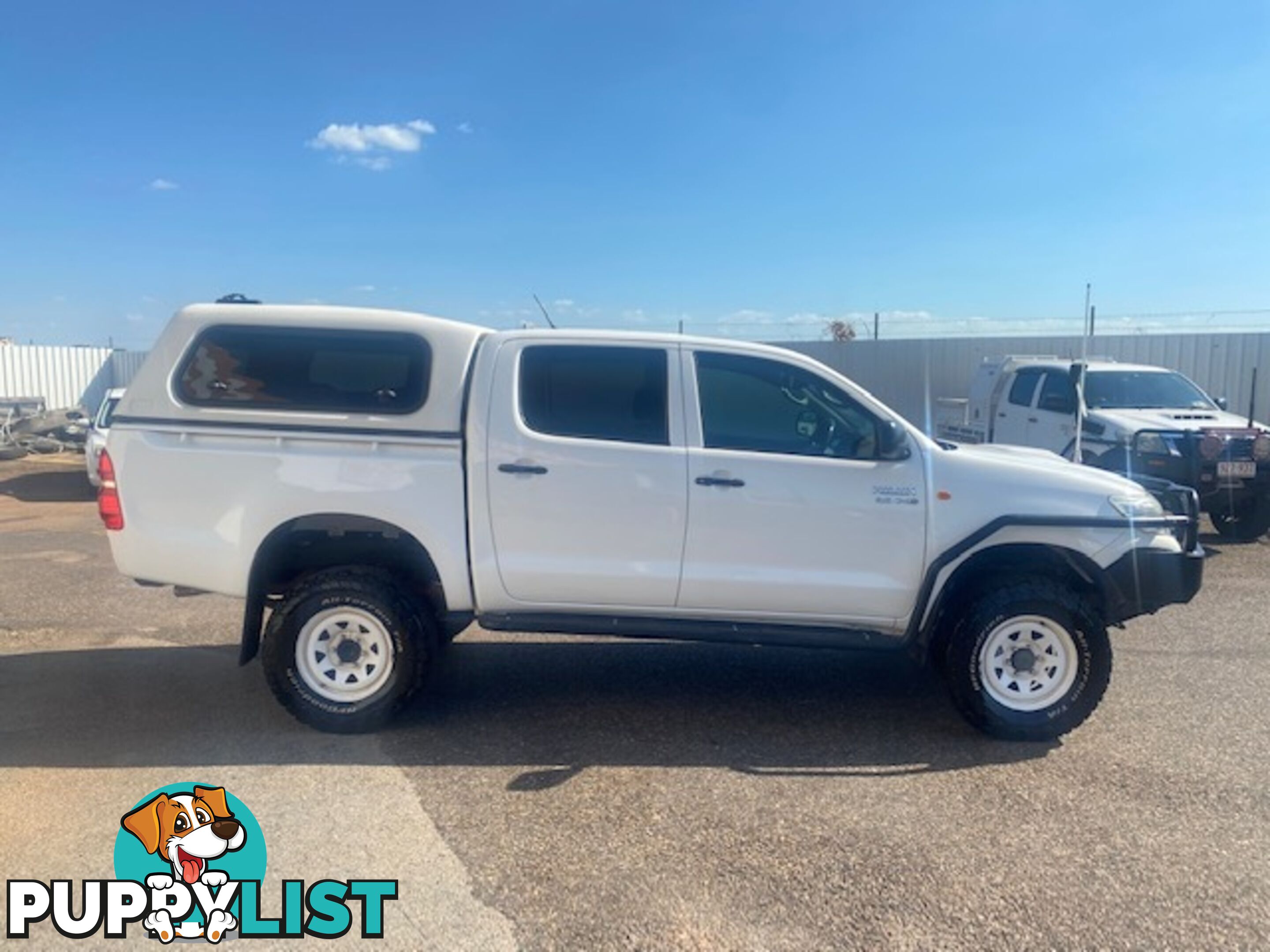 2012 Toyota Hilux SR 4x4 Dual Cab Ute Manual, White, Turbo Diesel