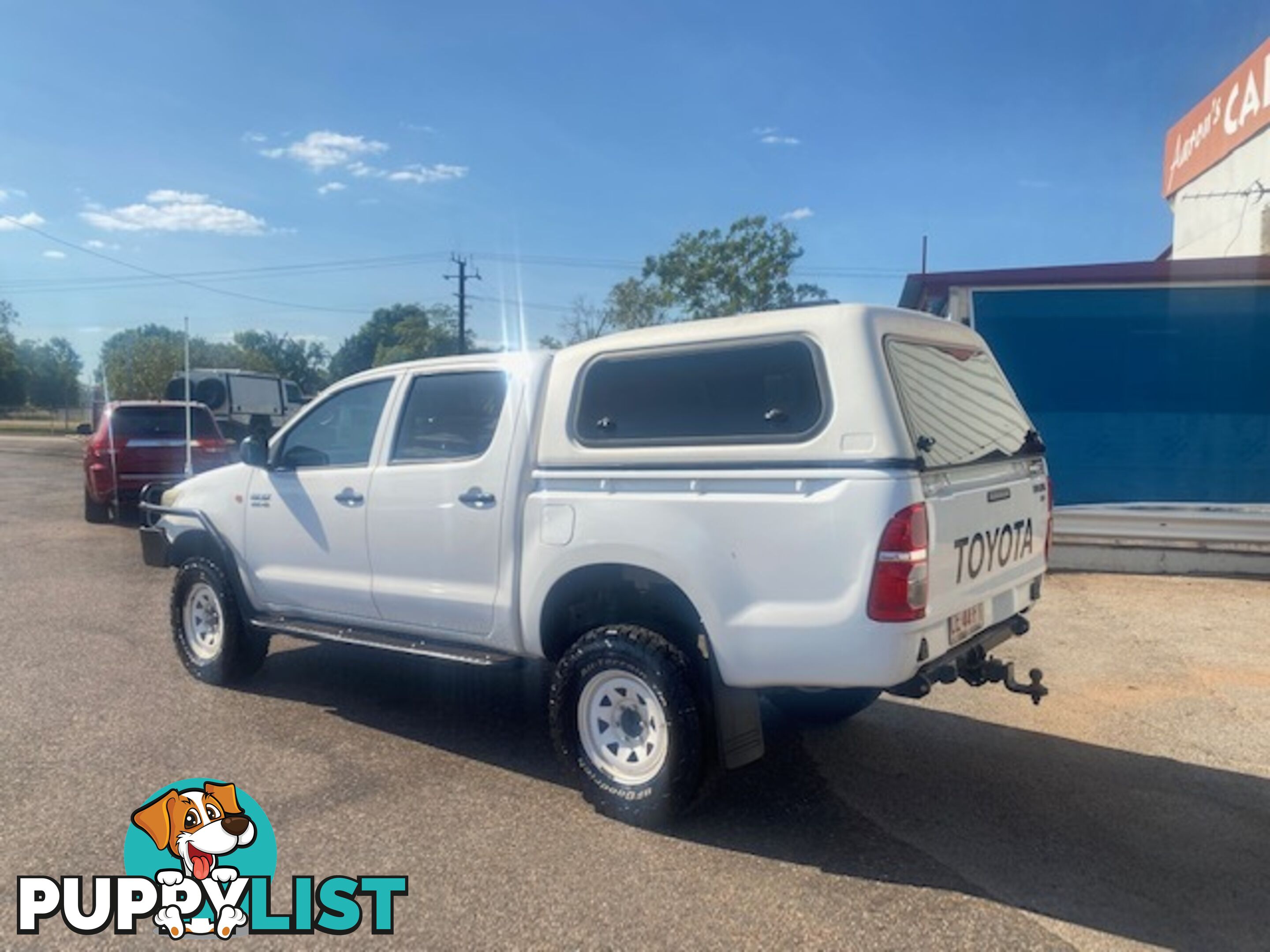 2012 Toyota Hilux SR 4x4 Dual Cab Ute Manual, White, Turbo Diesel