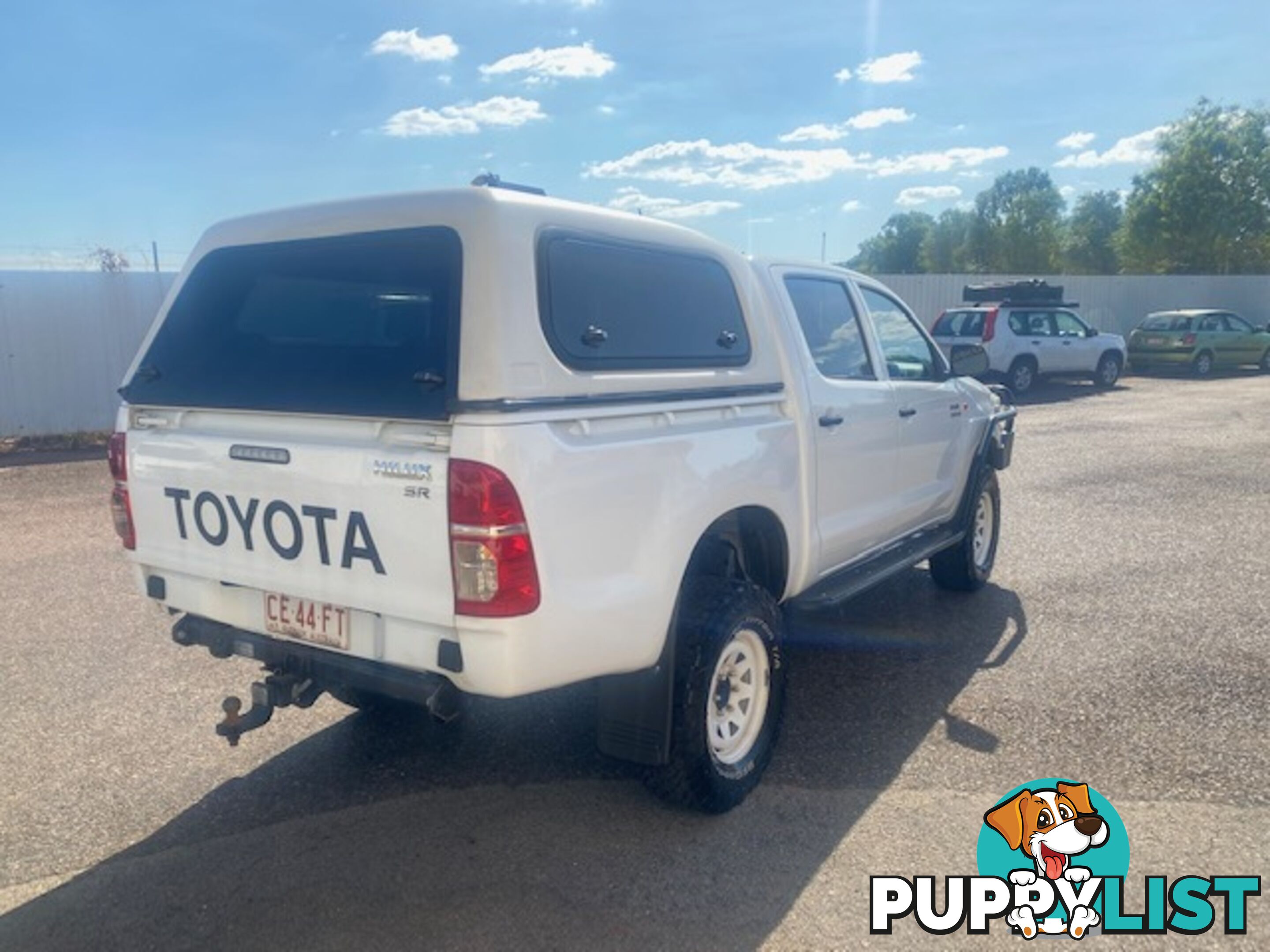 2012 Toyota Hilux SR 4x4 Dual Cab Ute Manual, White, Turbo Diesel