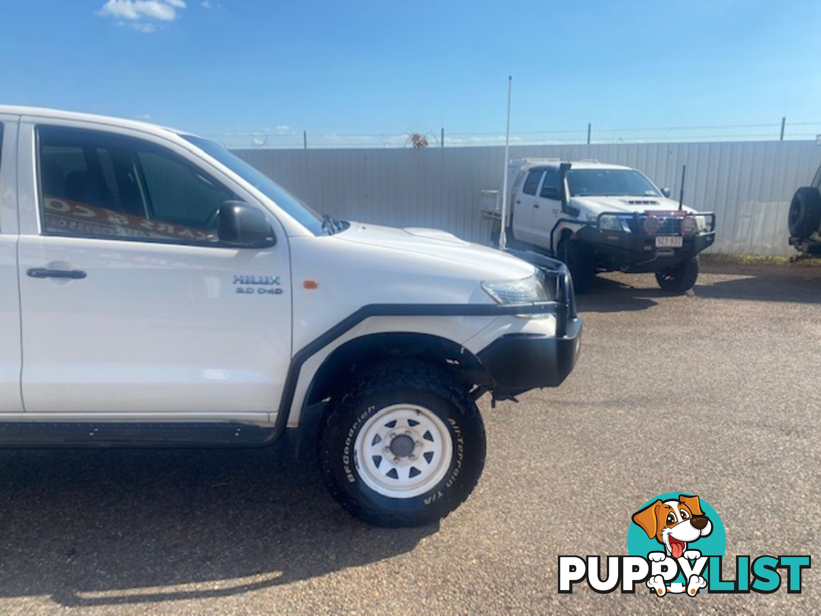 2012 Toyota Hilux SR 4x4 Dual Cab Ute Manual, White, Turbo Diesel
