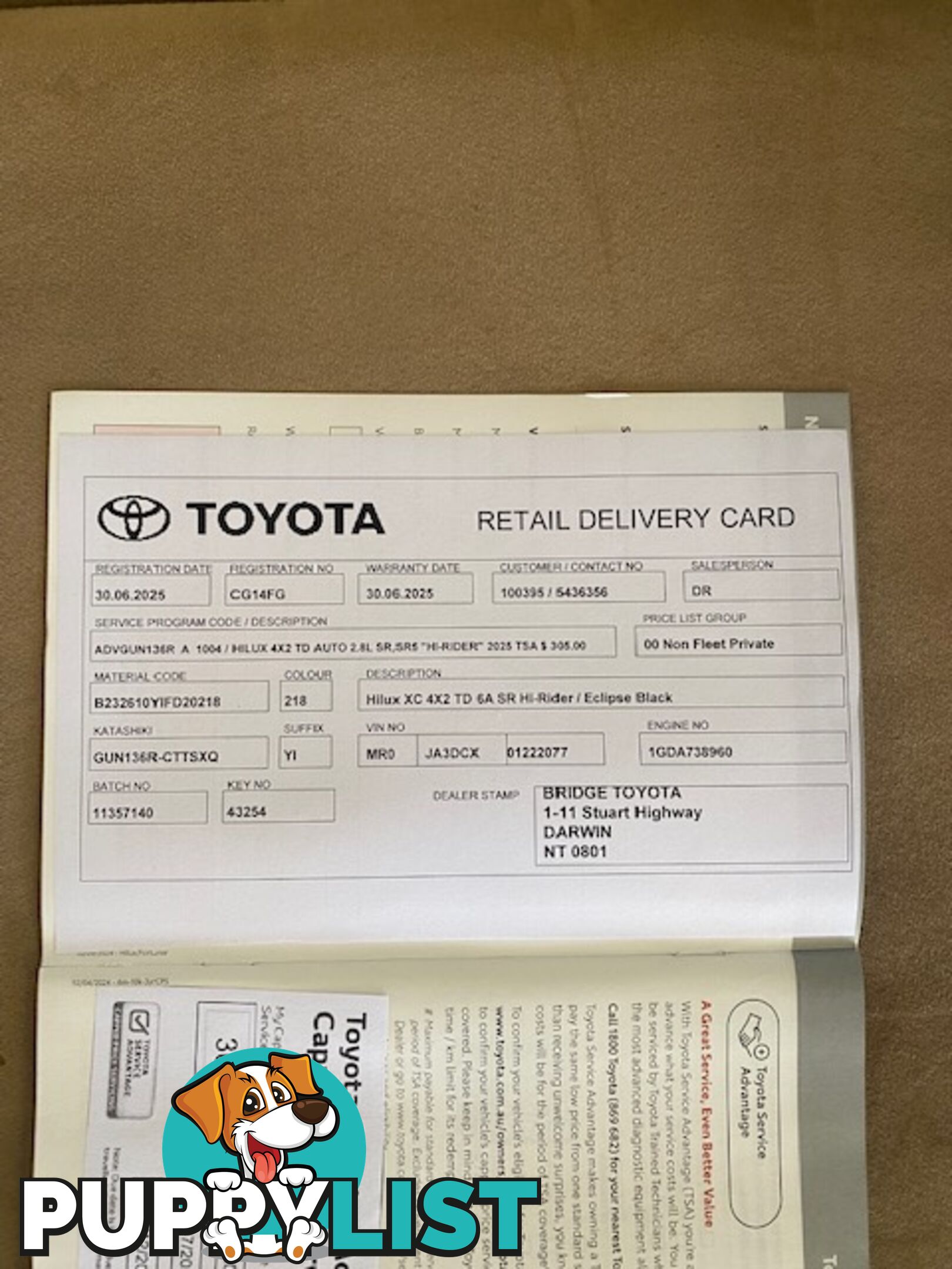 2023 Toyota Hilux Ex Cab SR 4x2 Turbo Diesel, Highrider Ute Automatic
