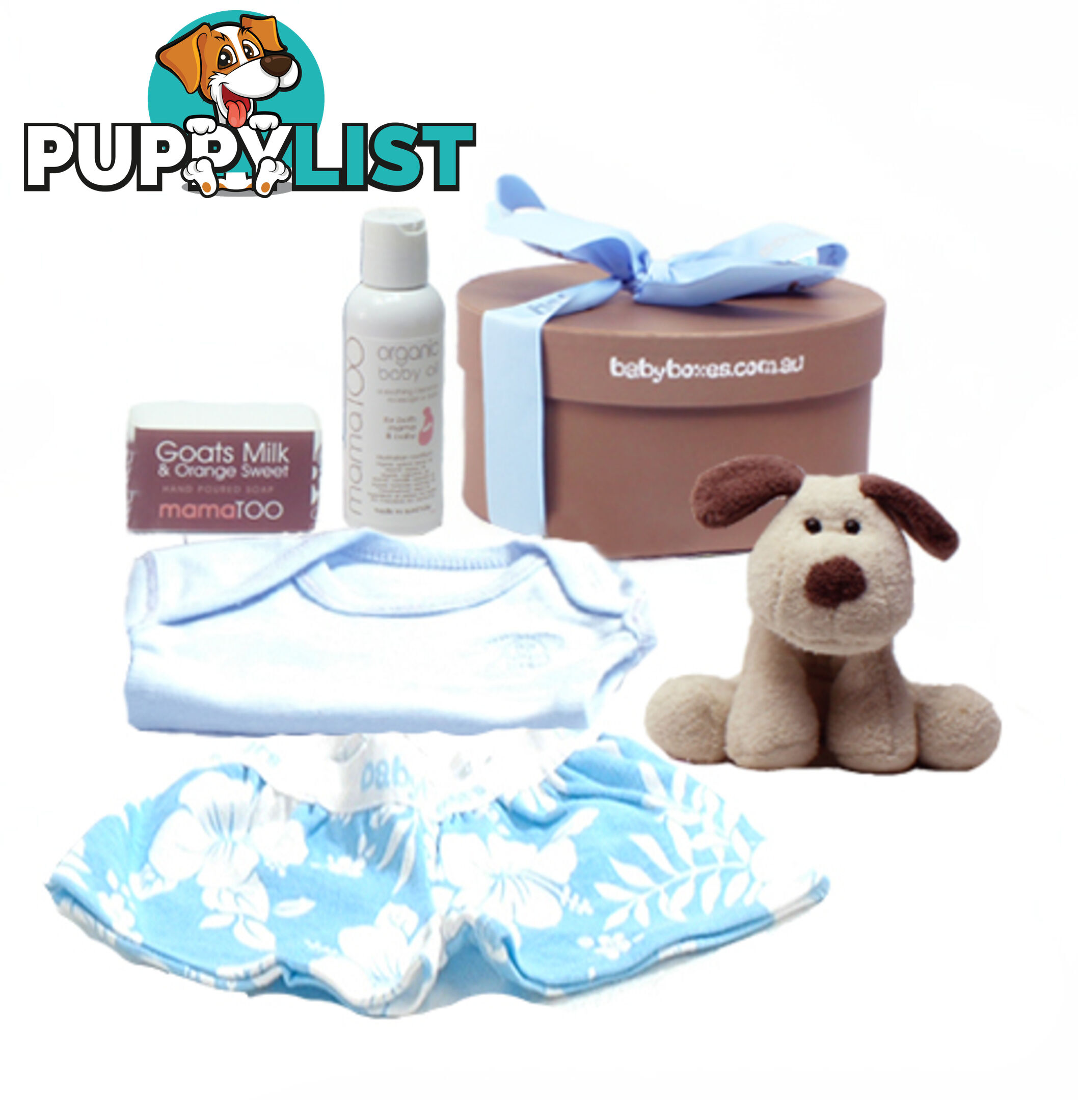 Hawaiian Blue Classic Babybox Gift