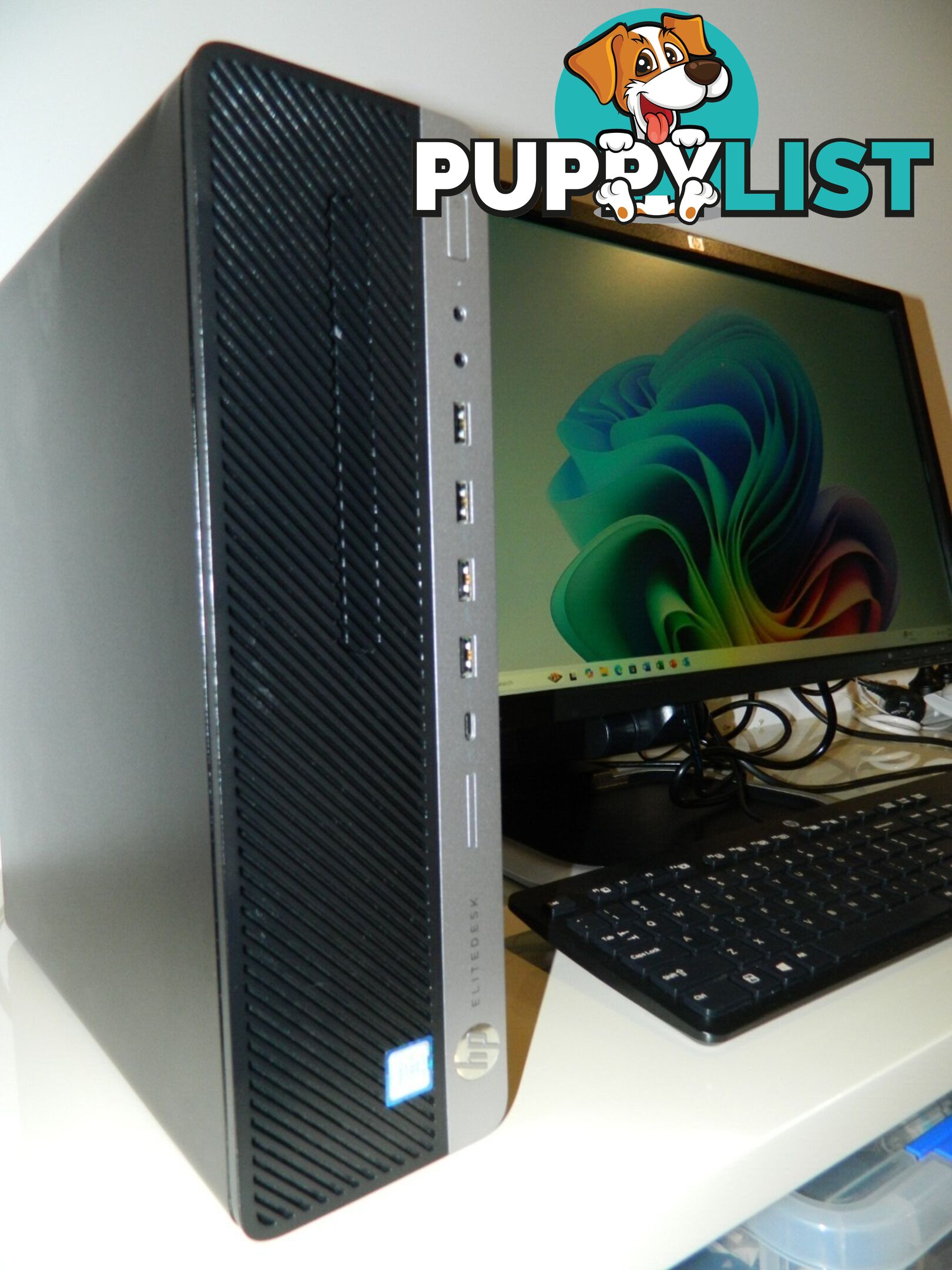 HP EliteDesk 800 G5 SFF - Core i7-9th Gen/16GB RAM/256GB SSD/HP 22 inch