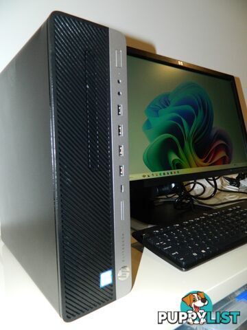 HP EliteDesk 800 G5 SFF - Core i7-9th Gen/16GB RAM/256GB SSD/HP 22 inch