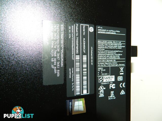HP EliteDesk 800 G5 SFF - Core i7-9th Gen/16GB RAM/256GB SSD/HP 22 inch