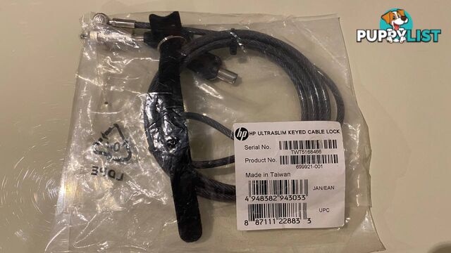 HP Ultraslim Keyed Cable Lock
