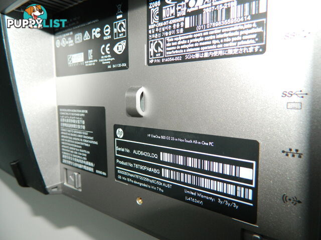 HP EliteOne 800 G2 AiO-Core i7-6th Gen/8GB RAM/256GB SSD/23.8"