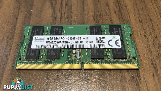 SK Hynix 16GB DDR4-2400MHz SODIMM (HMA82GS6AFR8N-UH) PC4-19200/2400MHz