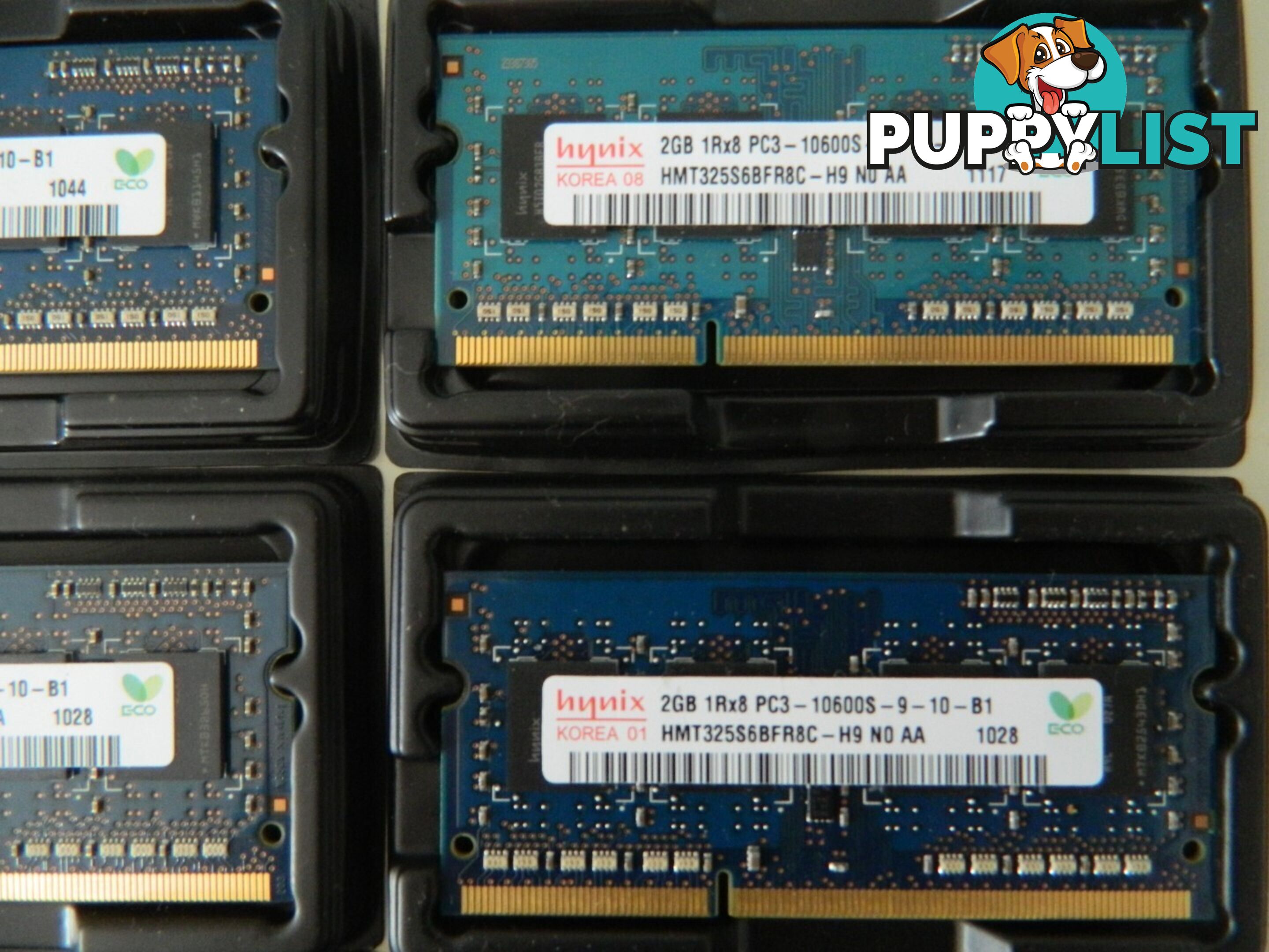 2GB Notebook RAM PC3-8500S/ PC3-10600S