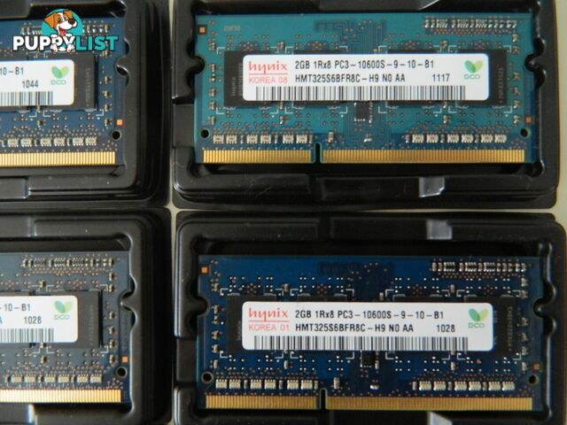 2GB Notebook RAM PC3-8500S/ PC3-10600S