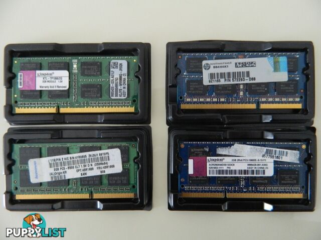 2GB Notebook RAM PC3-8500S/ PC3-10600S