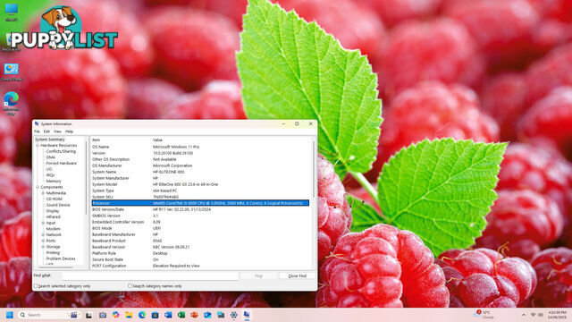HP EliteOne 800 G5 AiO-Core i5-9th Gen/16GB RAM/256GB SSD/23.8 inch