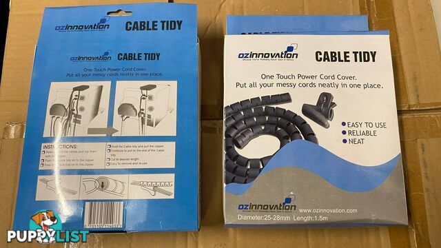 Cable Tidy (OZinnovation) Diameter 25-28mm, Length 1.5m.