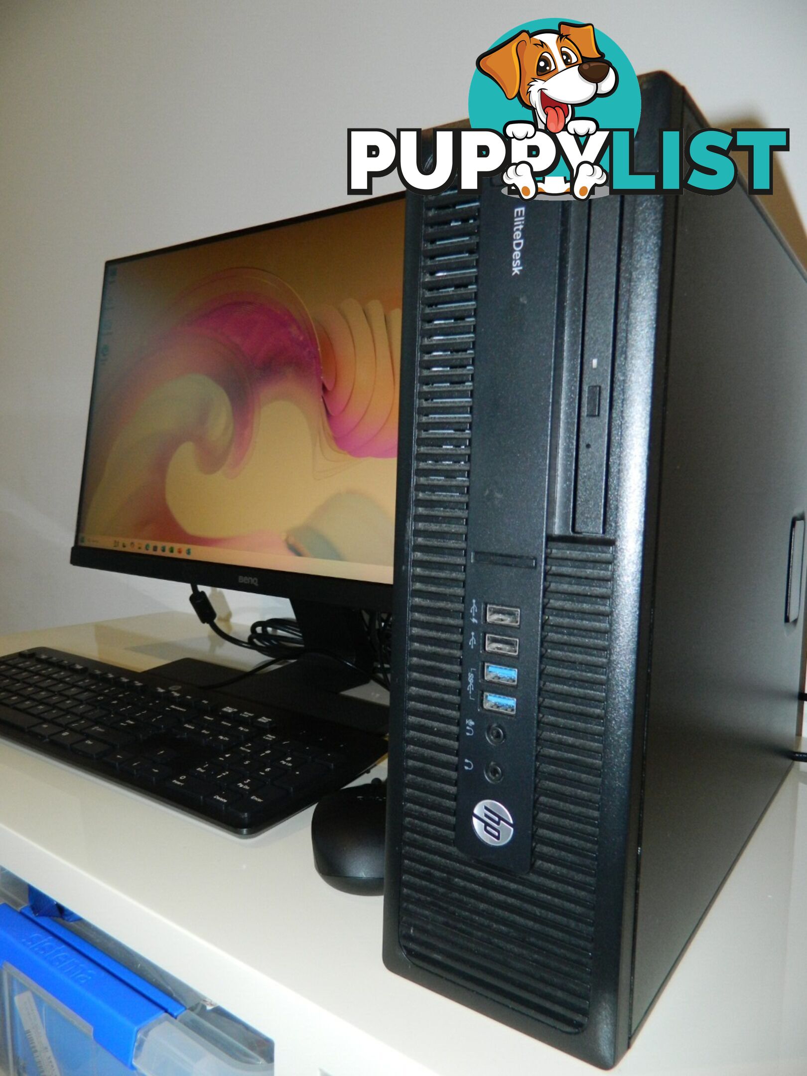 HP EliteDesk 800 G2 SFF - Intel i7-6700/16GB RAM/2TB SSD/25" FHD