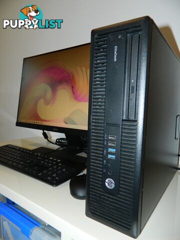 HP EliteDesk 800 G2 SFF - Intel i7-6700/16GB RAM/2TB SSD/25" FHD