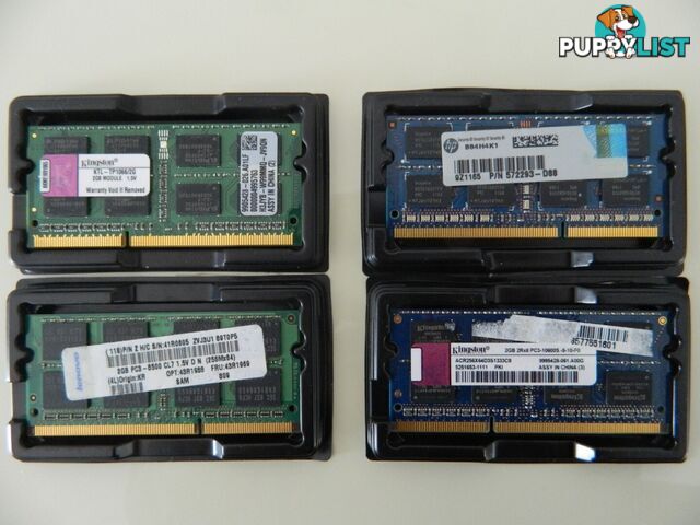 2GB Notebook RAM PC3-8500S/ PC3-10600S