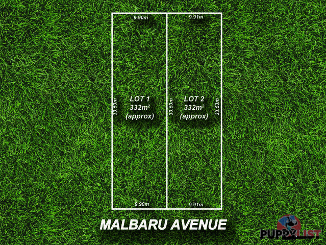 Lot 1 & 2/13 Malbaru Avenue INGLE FARM SA 5098