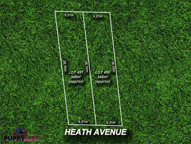 Lot 490 & 491/8 Heath Avenue TEA TREE GULLY SA 5091