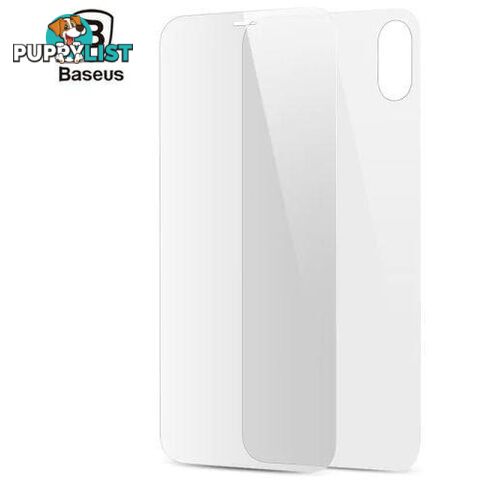 Baseus Glass Film Set Front and Back For iPhone X/Xs - Baseus - Clear