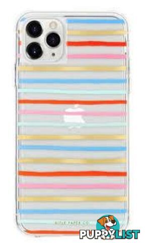 Case-Mate Rifle Paper Case For iPhone 11 Pro Max - Case-Mate - Happy Stripe - 846127186025