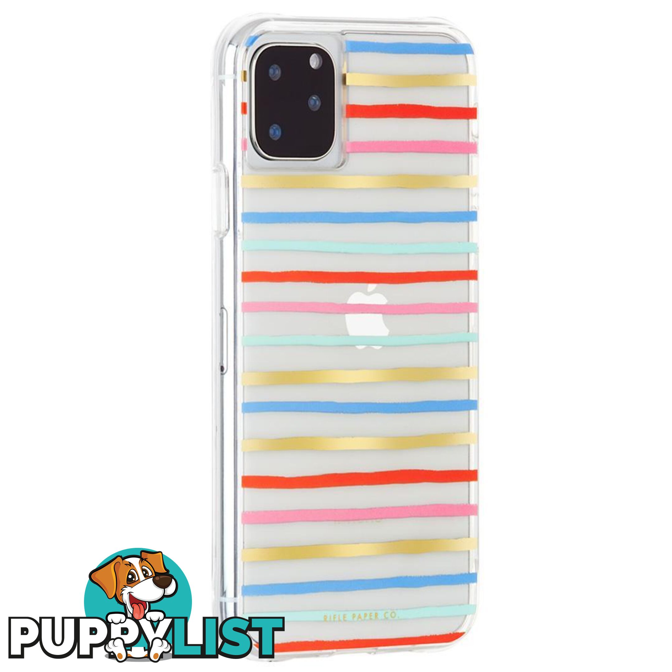 Case-Mate Rifle Paper Case For iPhone 11 Pro Max - Case-Mate - Happy Stripe - 846127186025