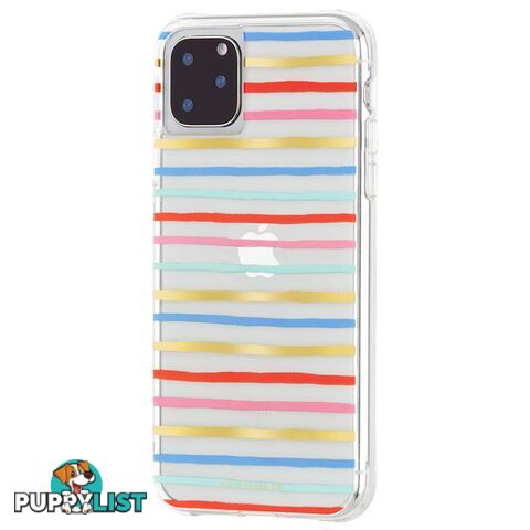 Case-Mate Rifle Paper Case For iPhone 11 Pro Max - Case-Mate - Happy Stripe - 846127186025