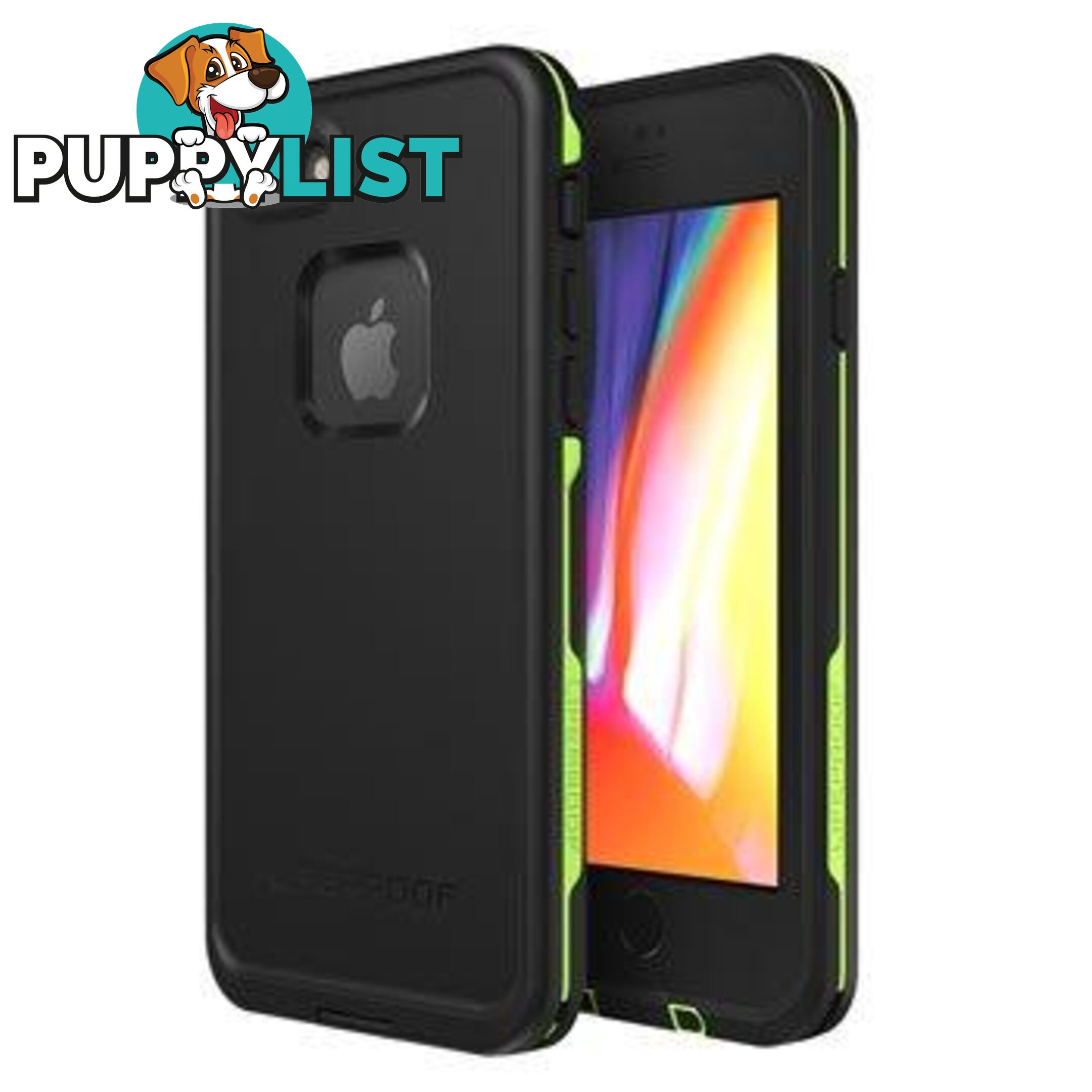 LifeProof Fre Case For iPhone 7/8/SE - LifeProof - Black Lime - 660543426905