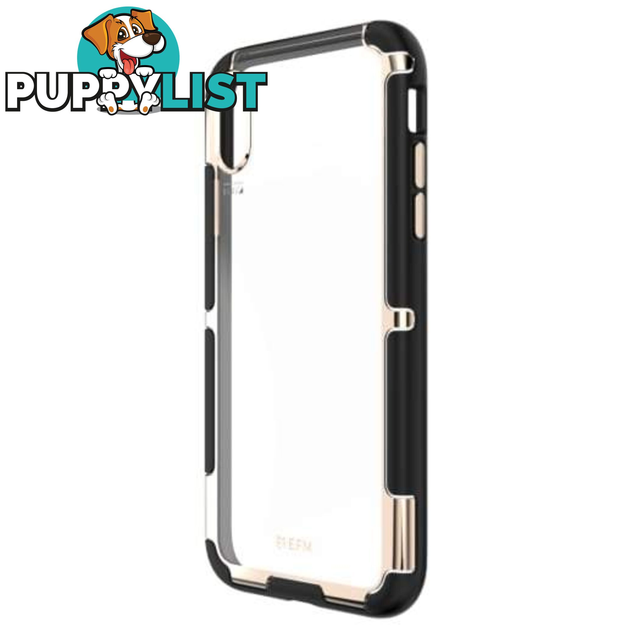 EFM Cayman D3O Case Armour For iPhone Xs Max - Gold Trim - EFM - 9319655065458