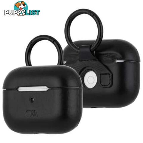 Case-Mate Hookups For AirPods PRO - Case-Mate - Leather Black - 846127191098