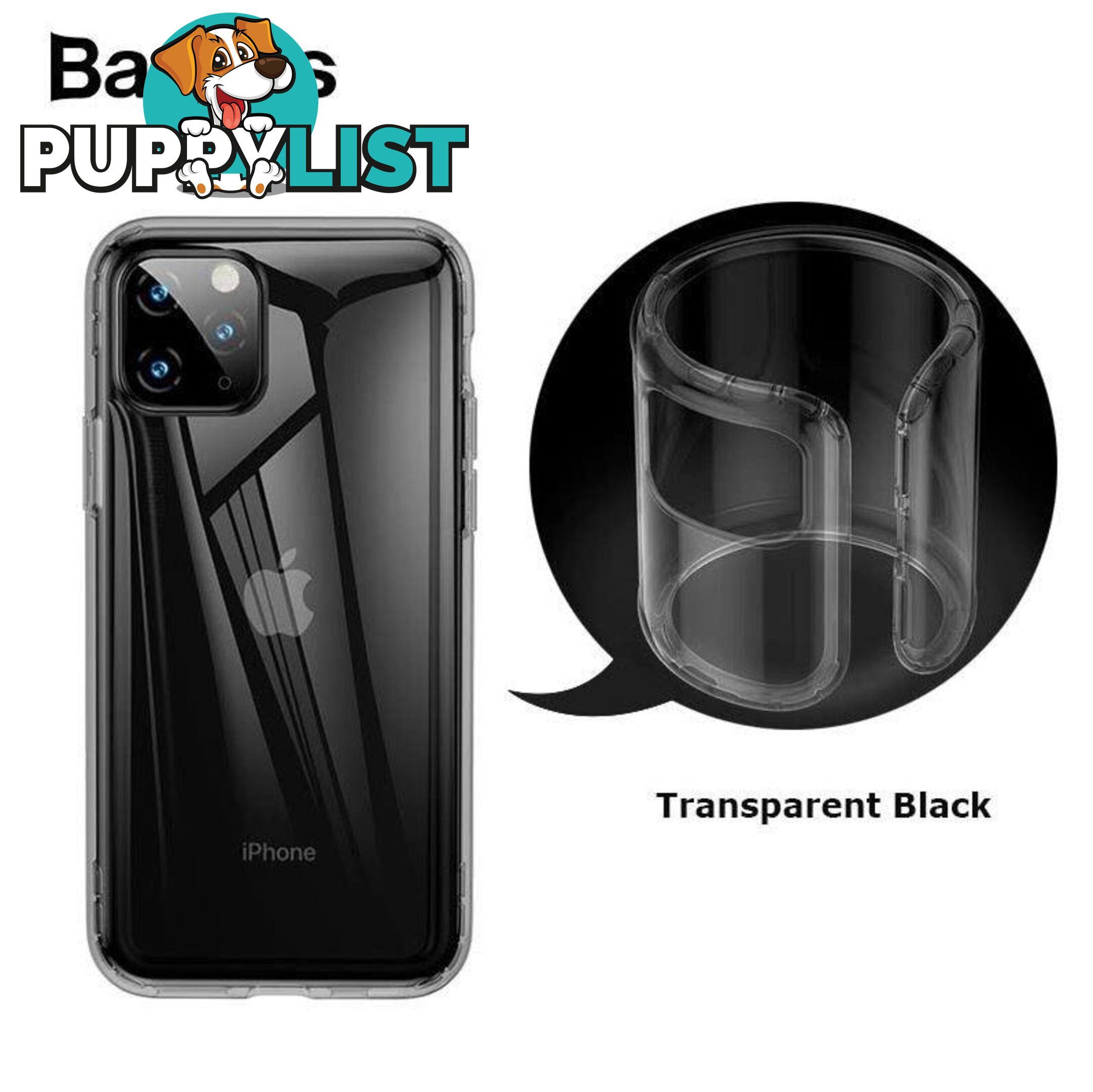 Baseus Safety Airbags Case For iPhone 11 - Baseus - Clear