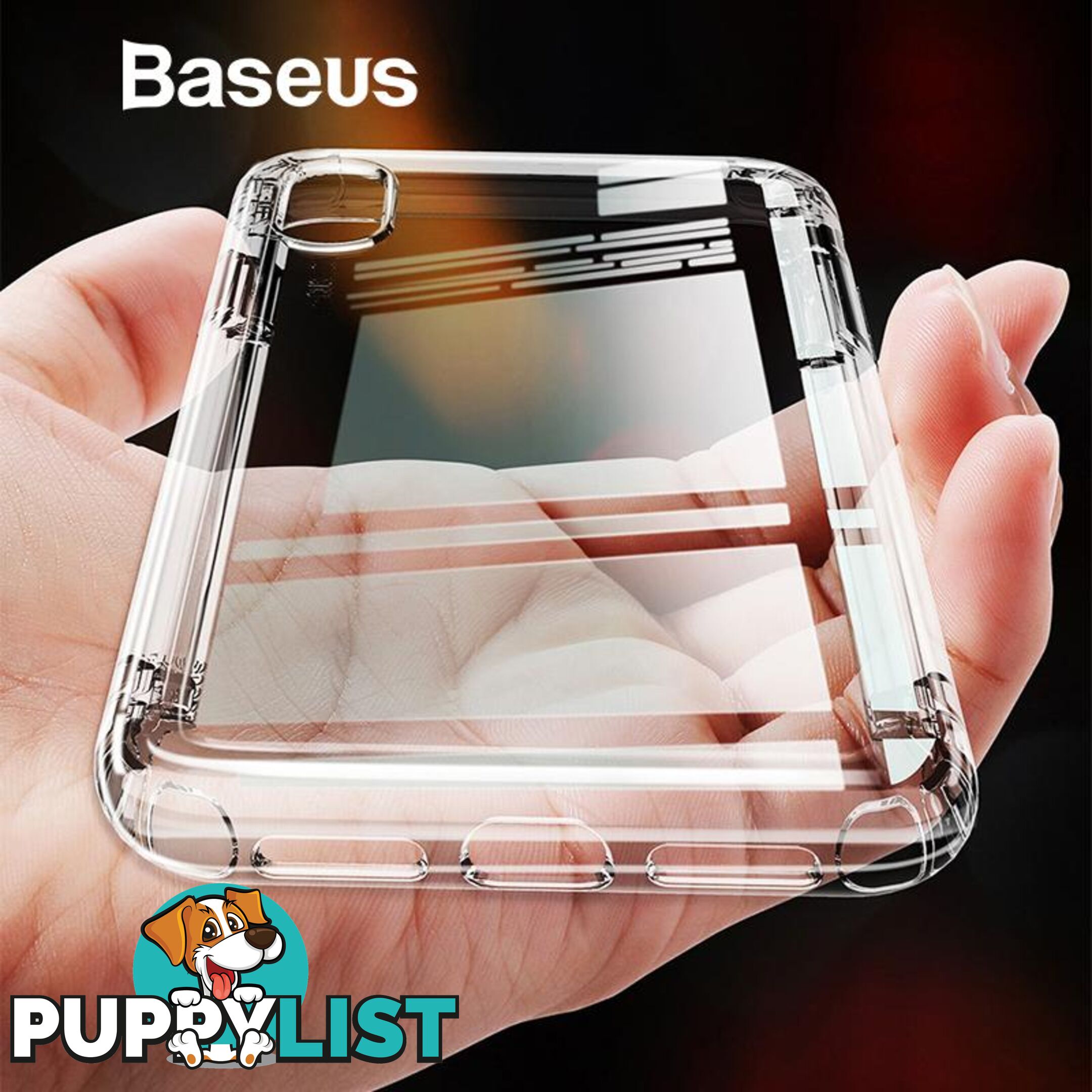 Baseus Safety Airbags Case For iPhone 11 - Baseus - Clear