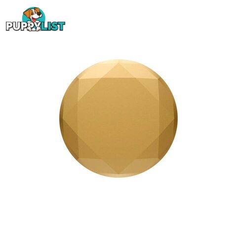 PopGrip Premium (Gen 2) Metallic Diamond Medallion Gold - PopSockets - 842978139043