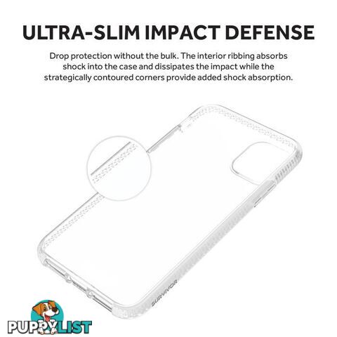 Griffin Survivor Clear for iPhone 11 Pro Max - Clear - Griffin - Clear - 191058106919