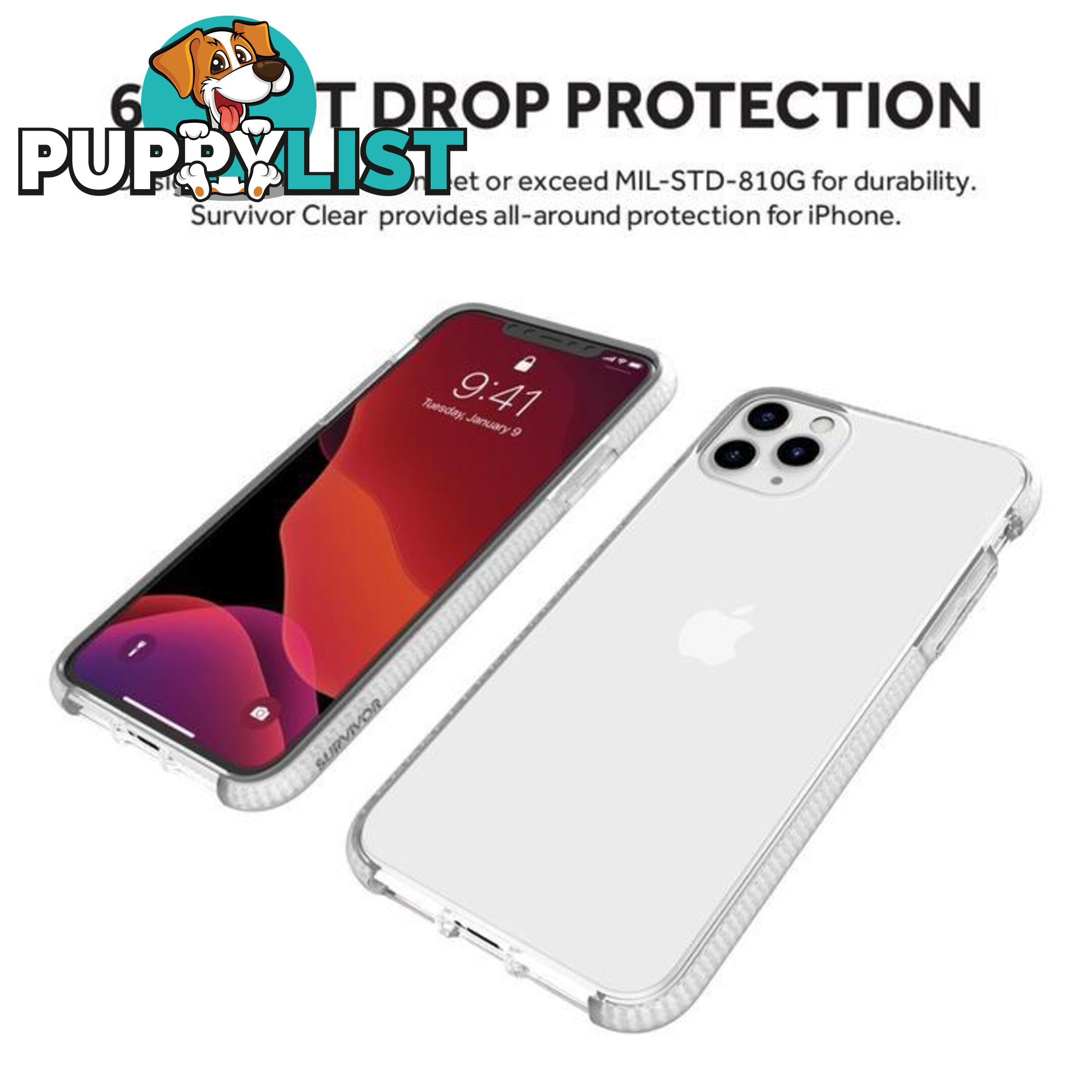 Griffin Survivor Clear for iPhone 11 Pro Max - Clear - Griffin - Clear - 191058106919