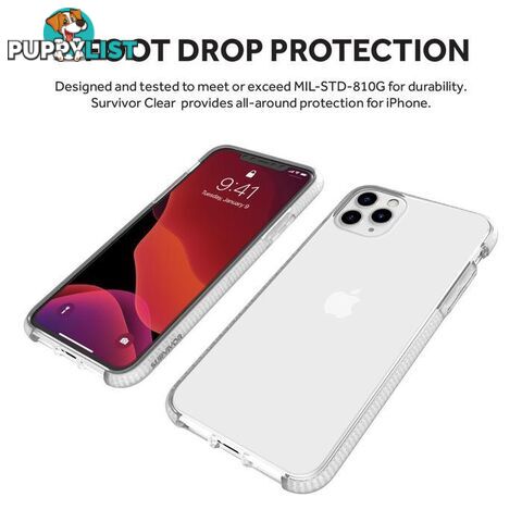 Griffin Survivor Clear for iPhone 11 Pro Max - Clear - Griffin - Clear - 191058106919