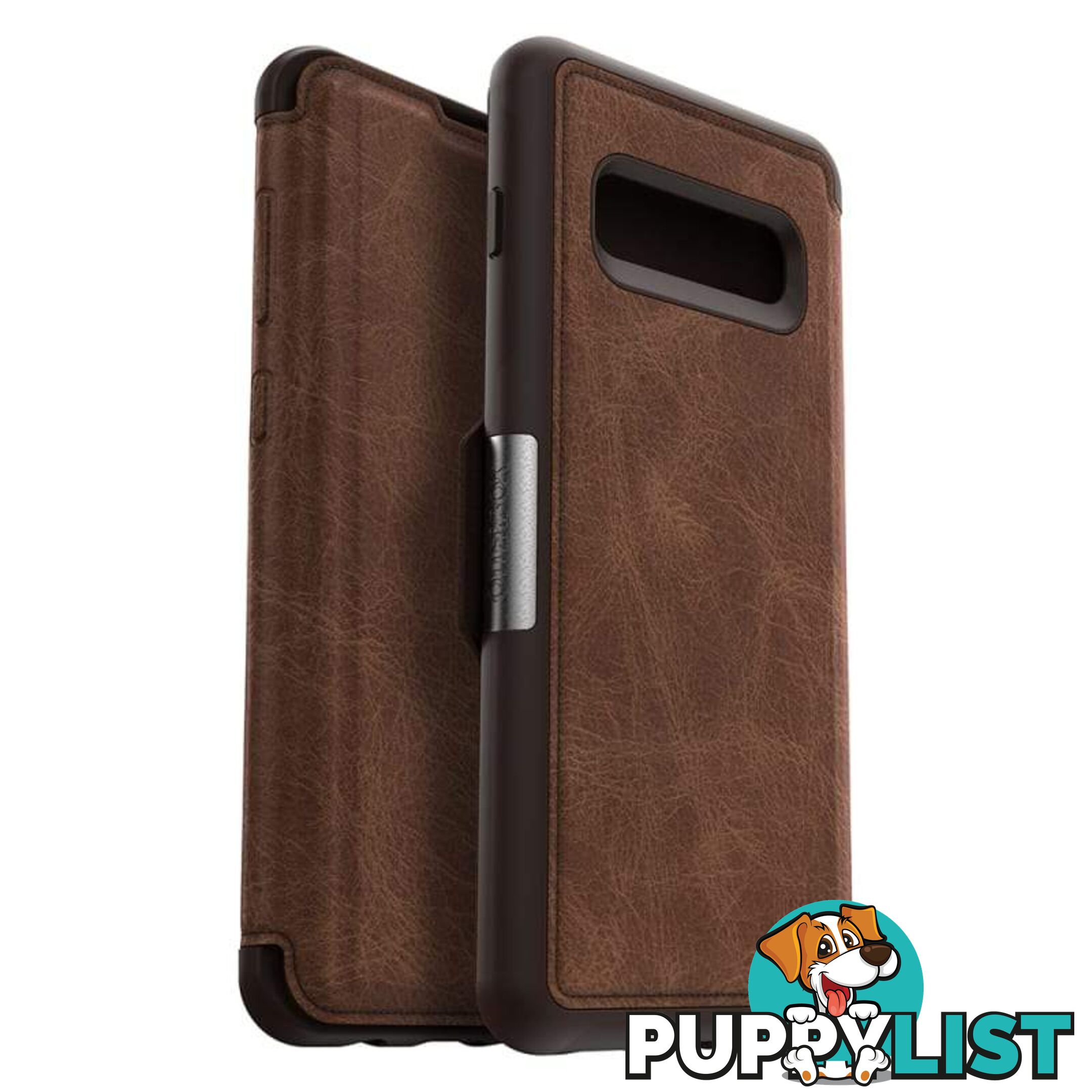 OtterBox Strada Folio Case For Samsung Galaxy S10+ - OtterBox - Espresso - 660543493679