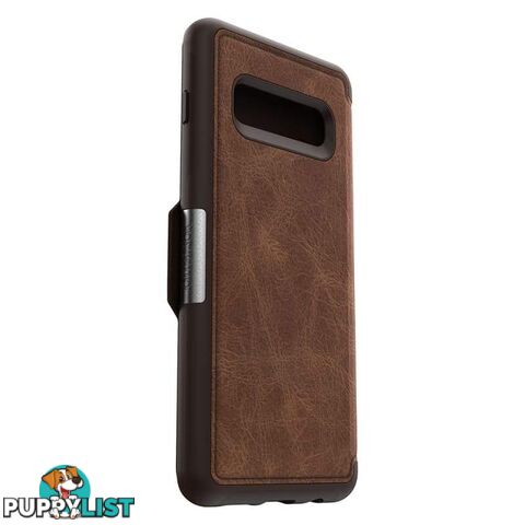 OtterBox Strada Folio Case For Samsung Galaxy S10+ - OtterBox - Espresso - 660543493679