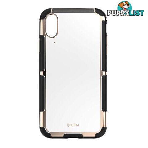 EFM Cayman D3O Case Armour For iPhone XR - Gold Trim - EFM - 9319655065441