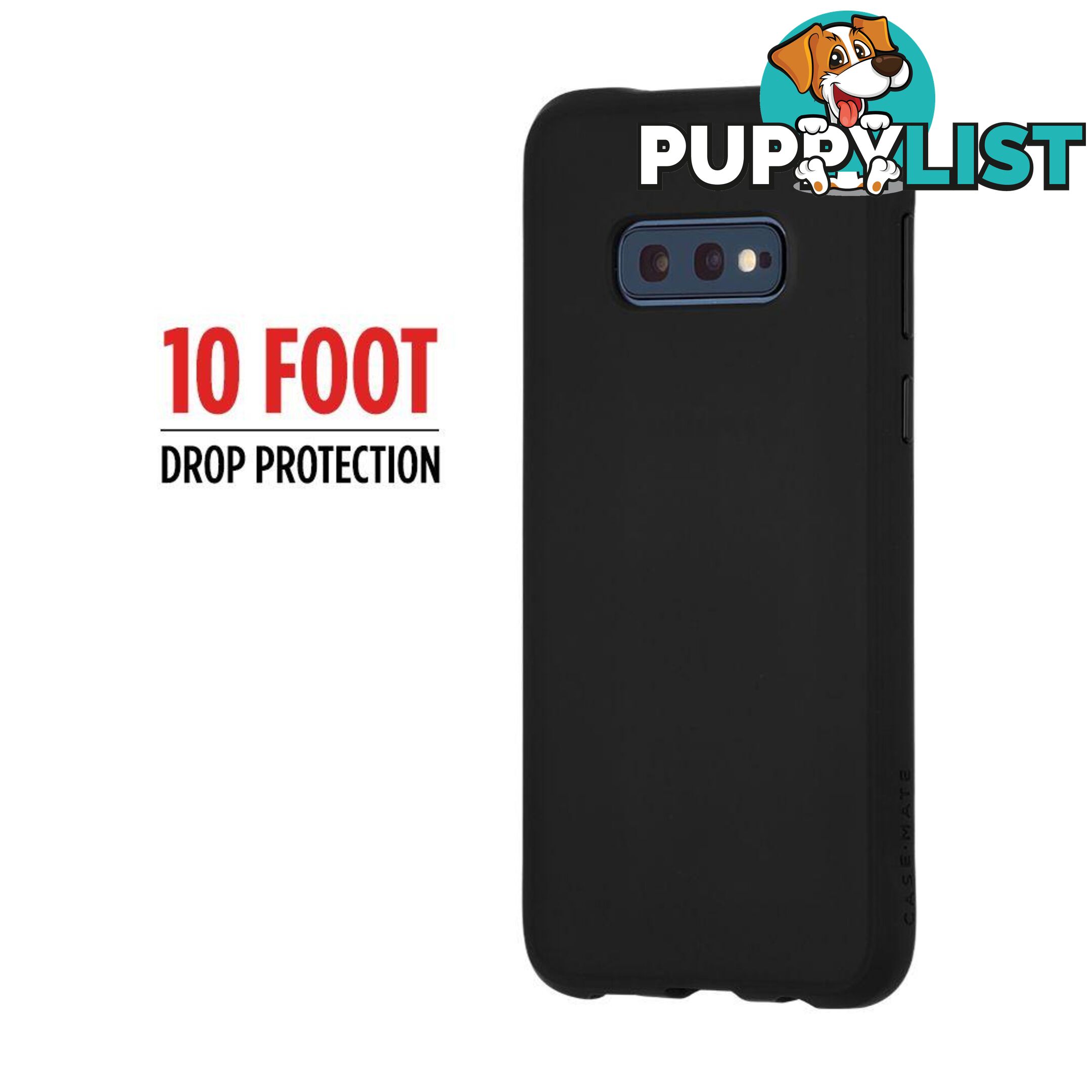 Case-Mate Tough Matte Case For Samsung Galaxy S10e - Case-Mate - Black - 846127183048