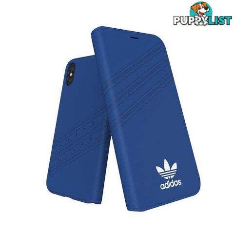 Adidas (Adidas) Clover Classic PU Leather Flip for iPhone X/Xs - Adidas - Red - 8718846047388