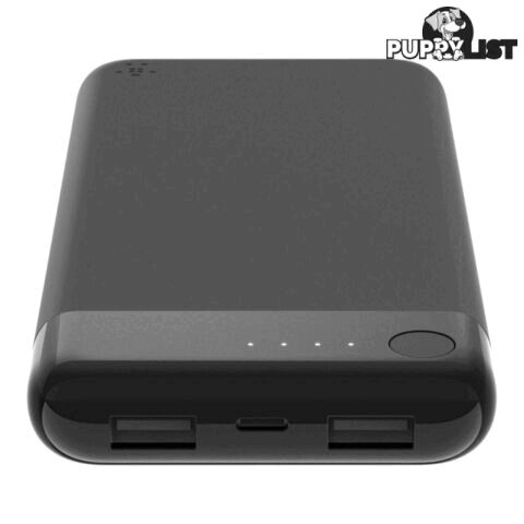 Belkin BOOSTCHARGE Power Bank 5K With Lightning Connector - Black - Belkin - 745883766055