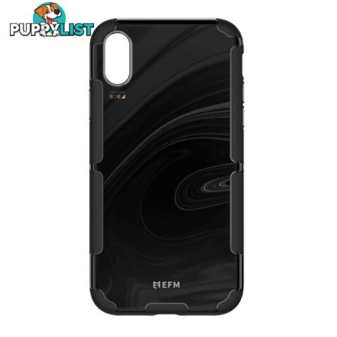 EFM Cayman InStyle D3O Case Armour For iPhone X/Xs - EFM - Black Marble - 9319655065519