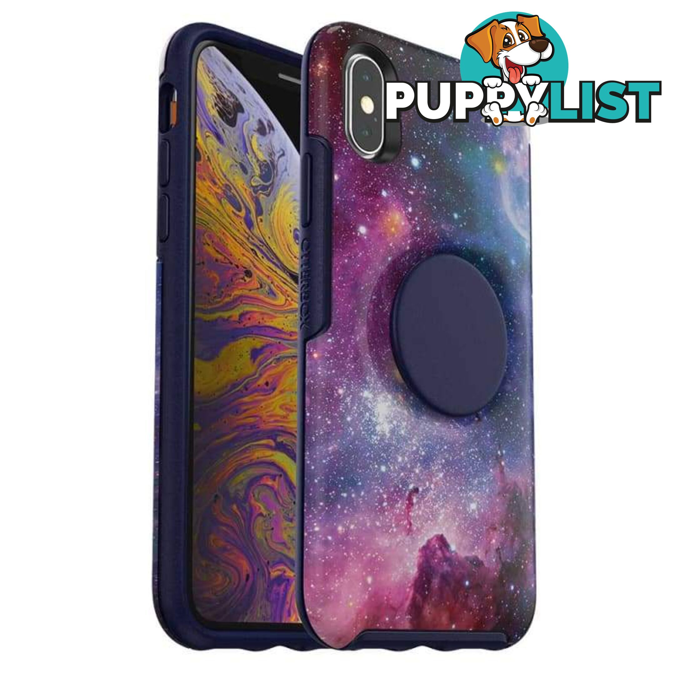 OtterBox Otter + Pop Symmetry Case For iPhone X/Xs - OtterBox - Go to Blue - 660543495901